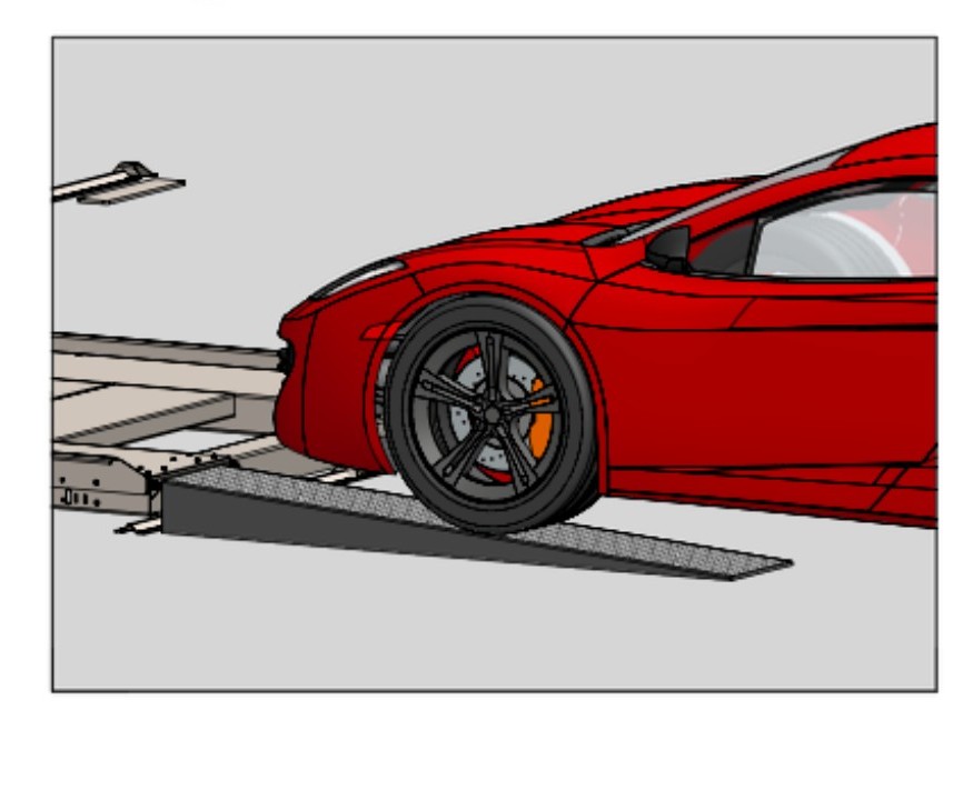Car Parking Slider Drawing