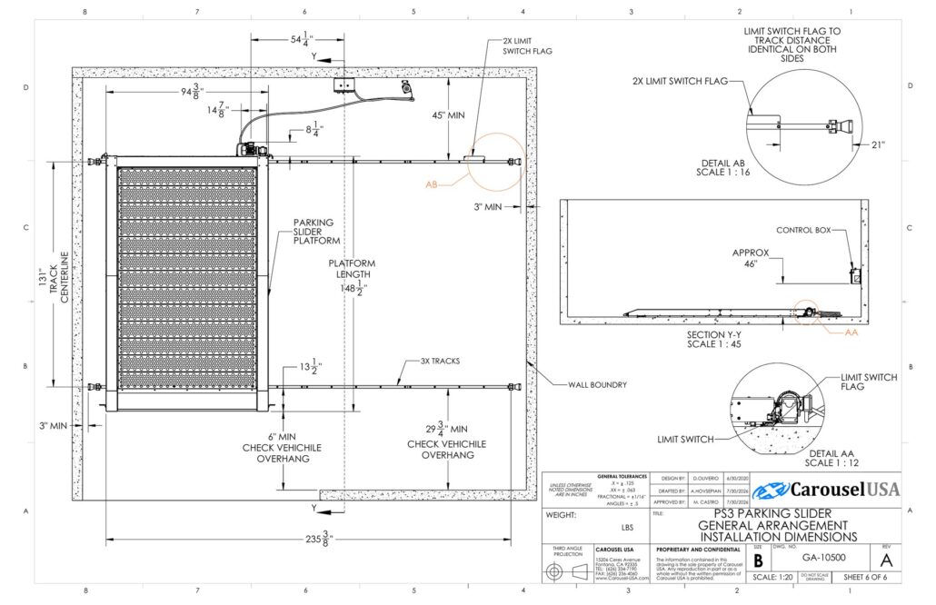 Installation Dimensions