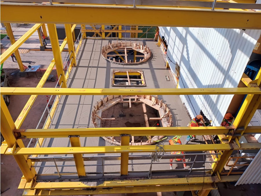 Installing a vessel rack system