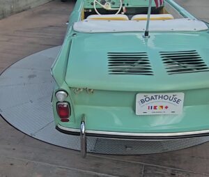 Amphibious Car Turntable At The Boathouse